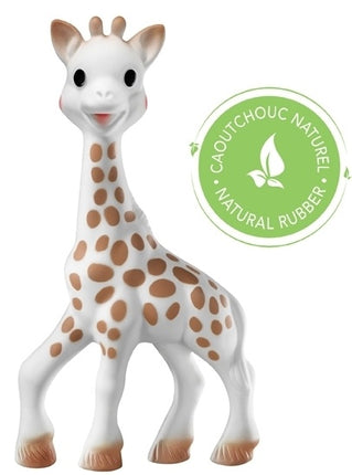 <tc>Sophie de Giraf</tc> Bitring Giraff i vit presentförpackning med förvaringspåse