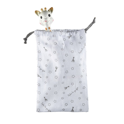 <tc>Sophie de Giraf</tc> Bitring Giraff i vit presentförpackning med förvaringspåse