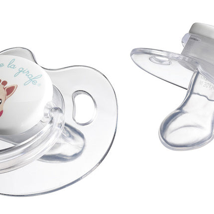 <tc>Sophie de Giraf</tc> Napp Set om 2 Silikon 6-18 månader 2st