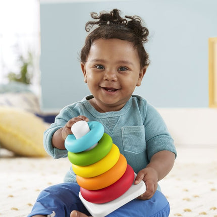 Fisher - Price Stapeltoren Met Gekleurde Ringen 6 Delig koop je bij Babywinkel
