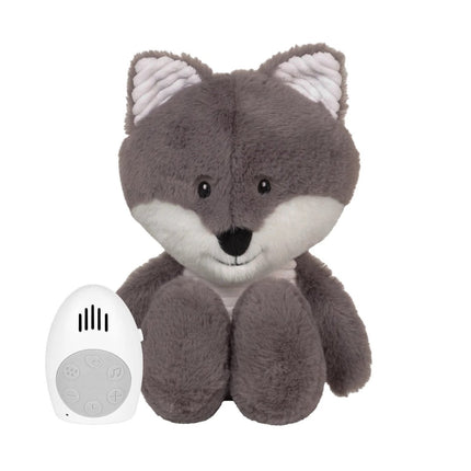 Flow Amsterdam Knuffel met Hartslag Robin Vosje Grijs koop je bij Babywinkel