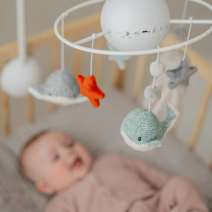 Flow Amsterdam Muziekmobiel Ocean White koop je bij Babywinkel