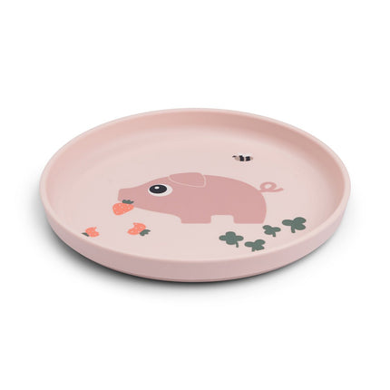 Done by Deer Babybord Tiny Farm Roze koop je bij Babywinkel