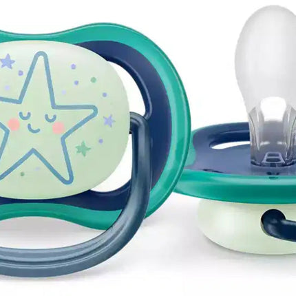 Philips Avent Speen Maat 2 Ultra Air Combie Night/Day 2 Stuks koop je bij Babywinkel