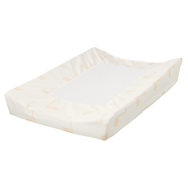 Fresk Aankleedkussenhoes Diagonals Pale Beach koop je bij Babywinkel