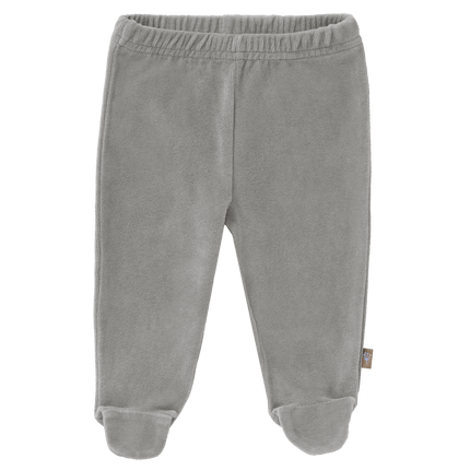 Fresk Baby Broekje Velours Met Voet Paloma Grey koop je bij Babywinkel