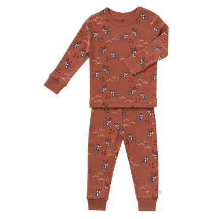 Fresk Baby Pyjama Deer Amber Brown 2 delig koop je bij Babywinkel
