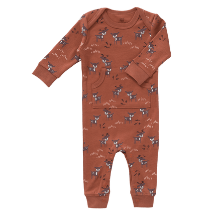 Fresk Baby Pyjama Deer Amber Brown koop je bij Babywinkel