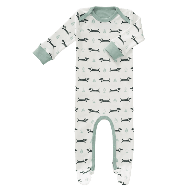 Fresk Baby Pyjama Met Voet Dachsy koop je bij Babywinkel