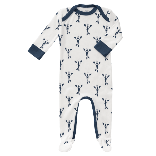 Fresk Baby Pyjama Met Voet Lobster Indigo Blue koop je bij Babywinkel