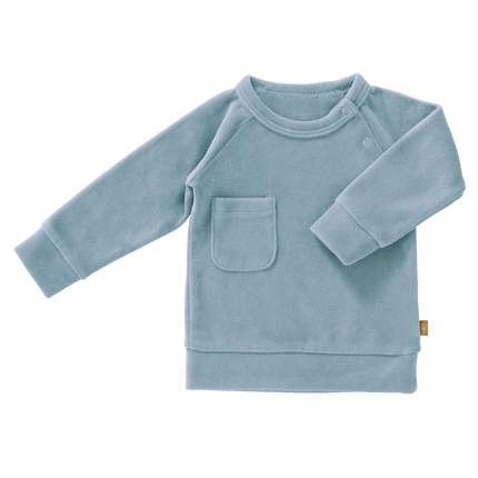 Fresk Baby Trui Velours Blue Fog koop je bij Babywinkel