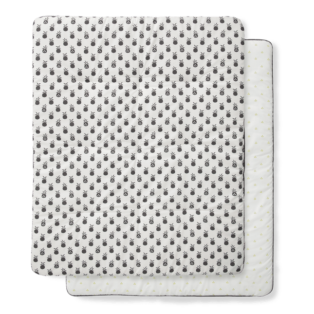 Fresk Boxkleed Pineapple Anthracite 77x97cm koop je bij Babywinkel