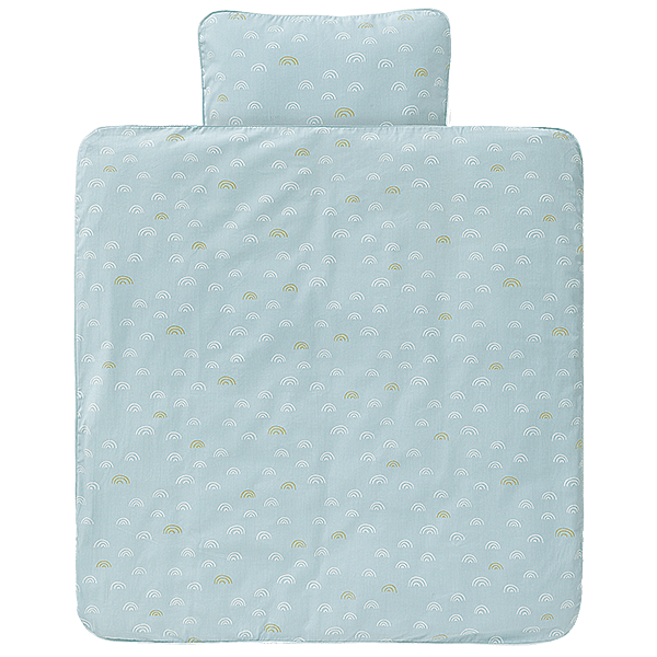Fresk Dekbedovertrek Rainbow Ether Blue 140x200cm koop je bij Babywinkel