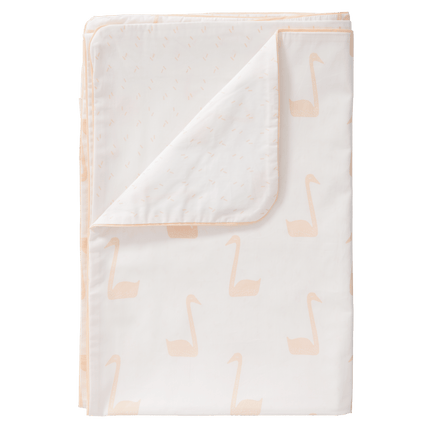 Fresk Dekbedovertrek Swan Pale Peach 140x200cm koop je bij Babywinkel