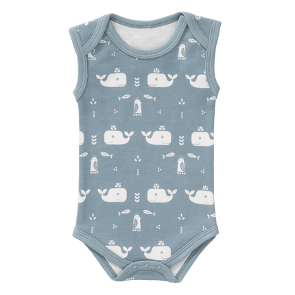 Fresk Romper Zonder Mouw Whale Blue Fog koop je bij Babywinkel