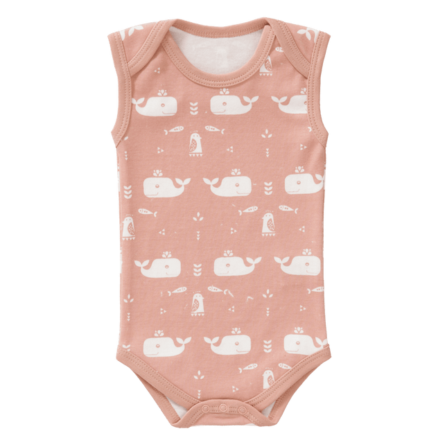 Fresk Romper Zonder Mouw Whale Mellow Rose koop je bij Babywinkel