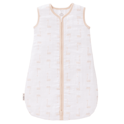 Fresk Slaapzak Baby Muslin Swan Pale Peach 2 - laags koop je bij Babywinkel