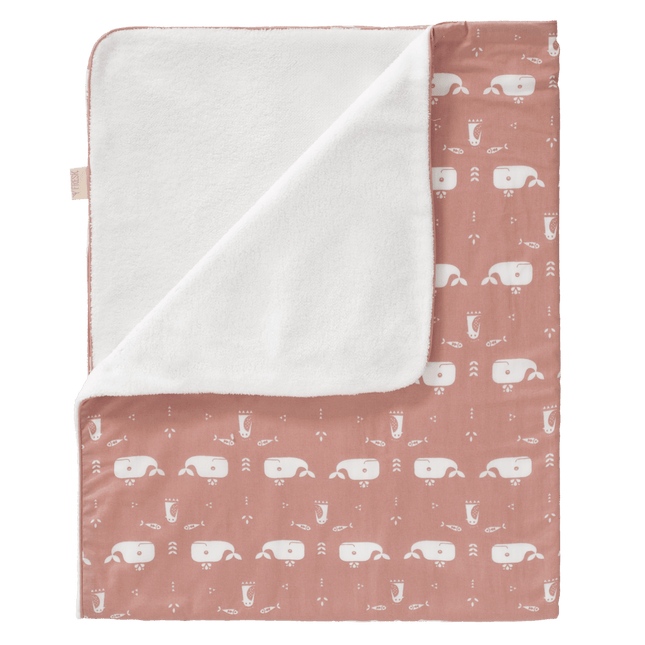 Fresk Wiegdeken Rainbow Mellow Rose 80x100cm koop je bij Babywinkel