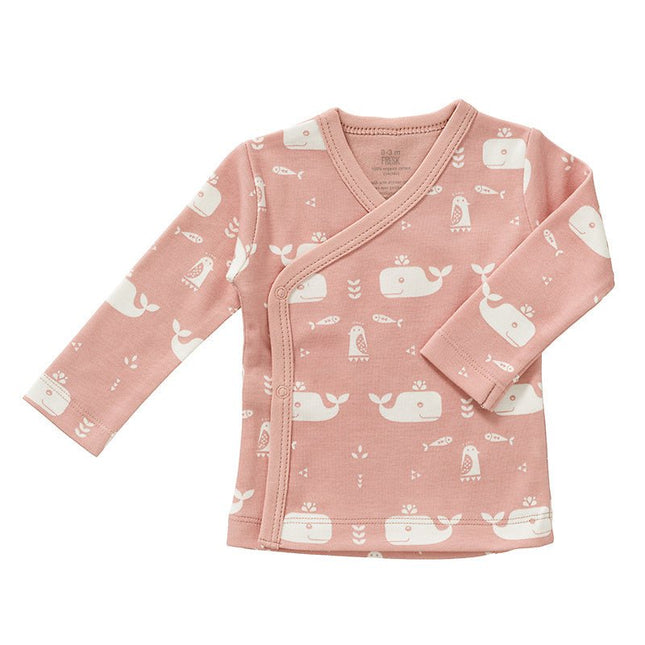 Fresk Wikkelvestje Whale Mellow Rose koop je bij Babywinkel