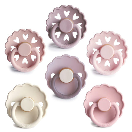 Frigg Speen Maat 1 Blooming Love Latex 6St koop je bij Babywinkel