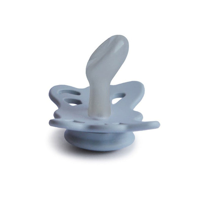 Frigg Speen Maat 1 Butterfly Anatomical Powder Blue Silicone koop je bij Babywinkel