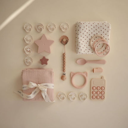 Frigg Speen Maat 1 Daisy Blooming Desert/Cream Silicone 2 - Pack koop je bij Babywinkel