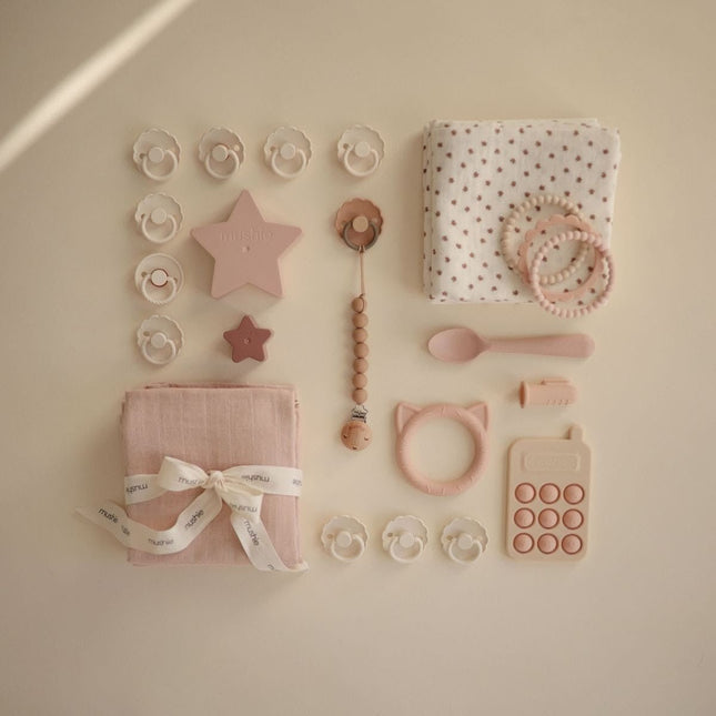 Frigg Speen Maat 1 Daisy Blooming Desert/Cream Silicone 2 - Pack koop je bij Babywinkel