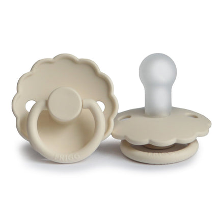 Frigg Speen Maat 1 Daisy Cream Silicone koop je bij Babywinkel