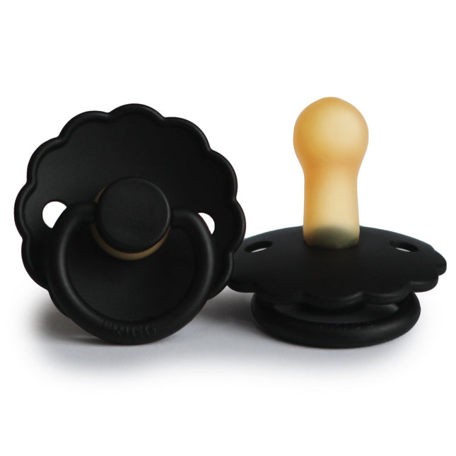 Frigg Speen Maat 1 Daisy Jet Black Latex koop je bij Babywinkel