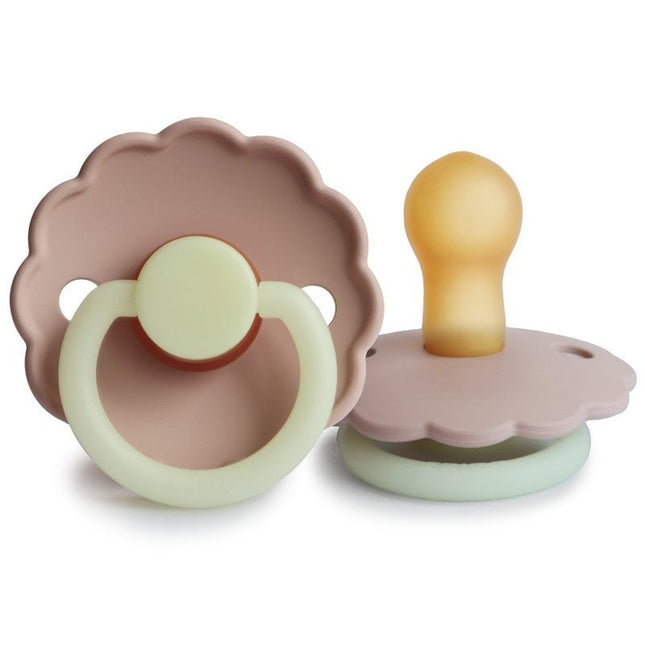 Frigg Speen Maat 1 Daisy Night Blush Latex koop je bij Babywinkel