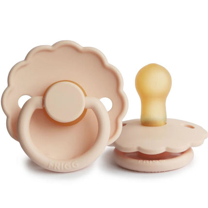 Frigg Speen Maat 1 Daisy Pink Cream Latex koop je bij Babywinkel
