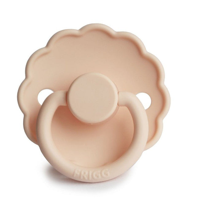 Frigg Speen Maat 1 Daisy Pink Cream Silicone koop je bij Babywinkel