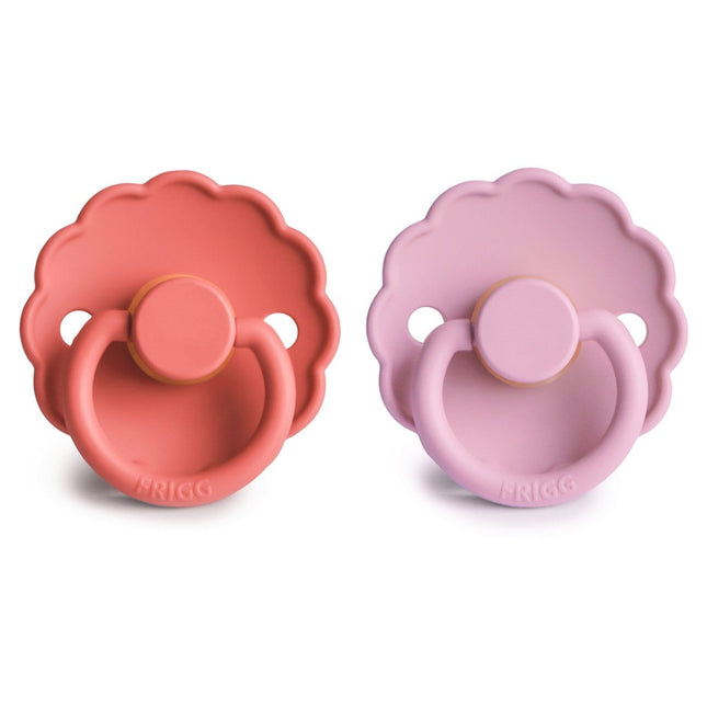 Frigg Speen Maat 1 Daisy Poppy/Lupine Latex 2 - Pack koop je bij Babywinkel