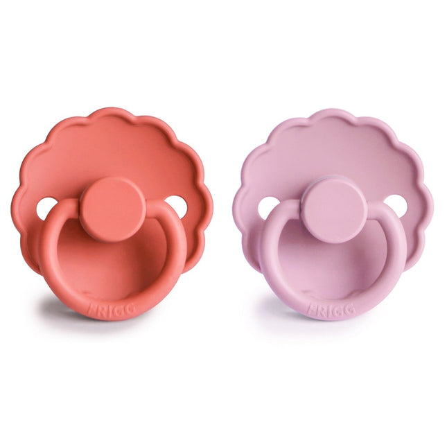 Frigg Speen Maat 1 Daisy Poppy/Lupine Silicone 2 - Pack koop je bij Babywinkel