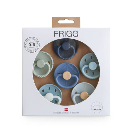 Frigg Speen Maat 1 Endless Sea Silicone 6St koop je bij Babywinkel