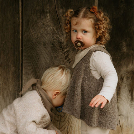 Frigg Speen Maat 1 Little Viking Cocoa/Cream Silicone 2St koop je bij Babywinkel