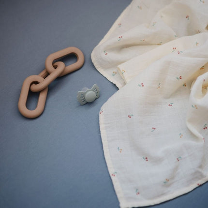 Frigg Speen Maat 1 Lucky Cream/Sage Silicone 2 - Pack koop je bij Babywinkel