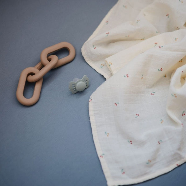 Frigg Speen Maat 1 Lucky Cream/Sage Silicone 2 - Pack koop je bij Babywinkel