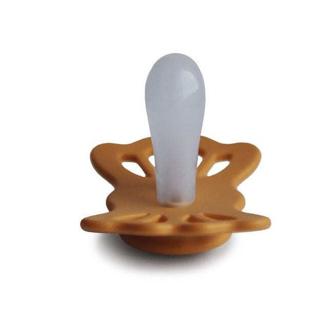 Frigg Speen Maat 1 Lucky Symmetrical Honey Gold Silicone koop je bij Babywinkel