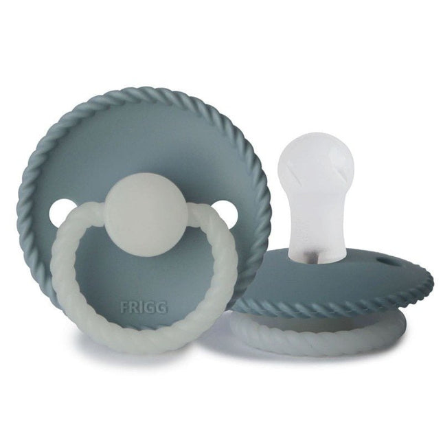 Frigg Speen Maat 1 Rope Night Stone Blue Silicone koop je bij Babywinkel
