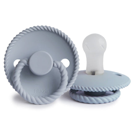 Frigg Speen Maat 1 Rope Powder Blue Silicone koop je bij Babywinkel