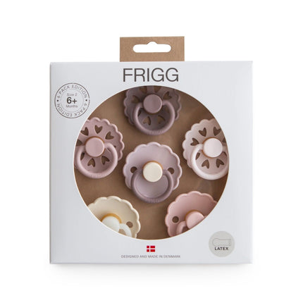 Frigg Speen Maat 2 Blooming Love Latex 6St koop je bij Babywinkel