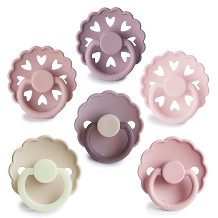 Frigg Speen Maat 2 Blooming Love Silicone 6St koop je bij Babywinkel