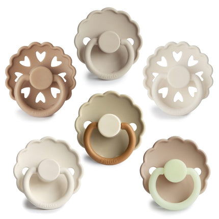 Frigg Speen Maat 2 Cinnamon Charm Silicone 6St koop je bij Babywinkel