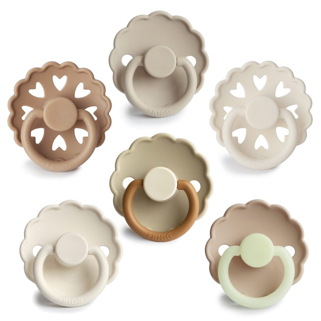 Frigg Speen Maat 2 Cinnamon Charm Silicone 6St koop je bij Babywinkel