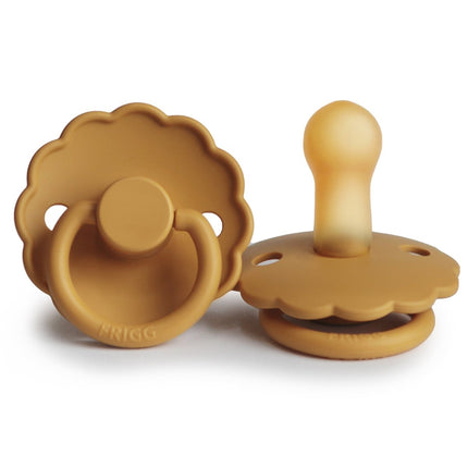 Frigg Speen Maat 2 Daisy Honey Gold Latex koop je bij Babywinkel