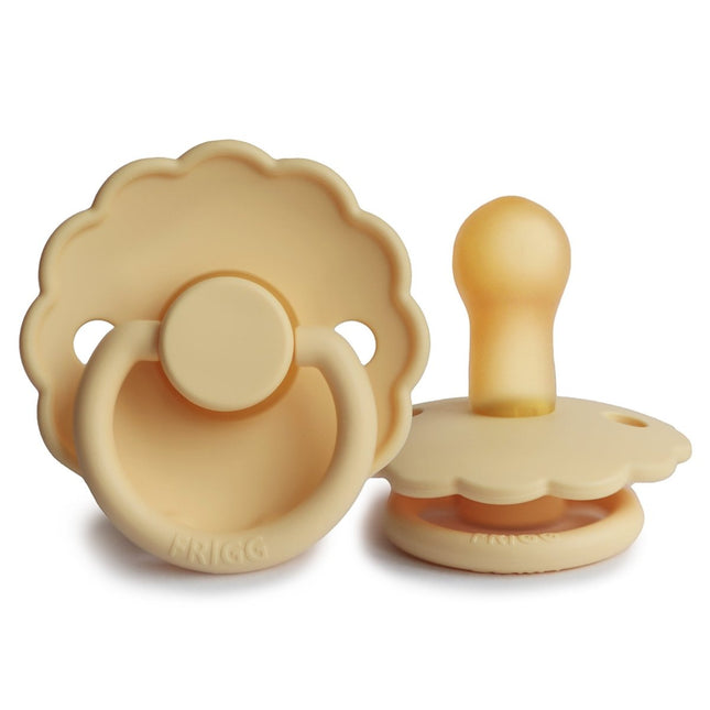 Frigg Speen Maat 2 Daisy Pale Daffodil Latex koop je bij Babywinkel