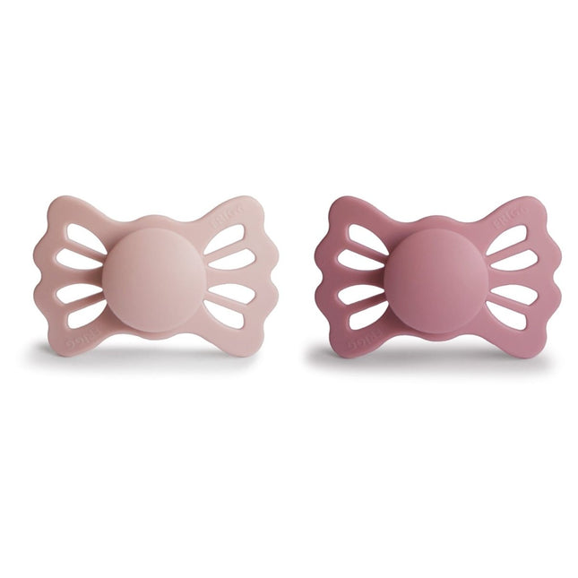 Frigg Speen Maat 2 Lucky Blush/Cedar Silicone 2 - Pack koop je bij Babywinkel