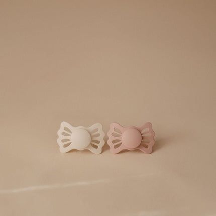 Frigg Speen Maat 2 Lucky Cream/Blush Silicone 2 - Pack koop je bij Babywinkel