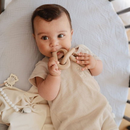 Frigg Speen Maat 2 Lucky Silky Satin/Cream Silicone 2 - Pack koop je bij Babywinkel